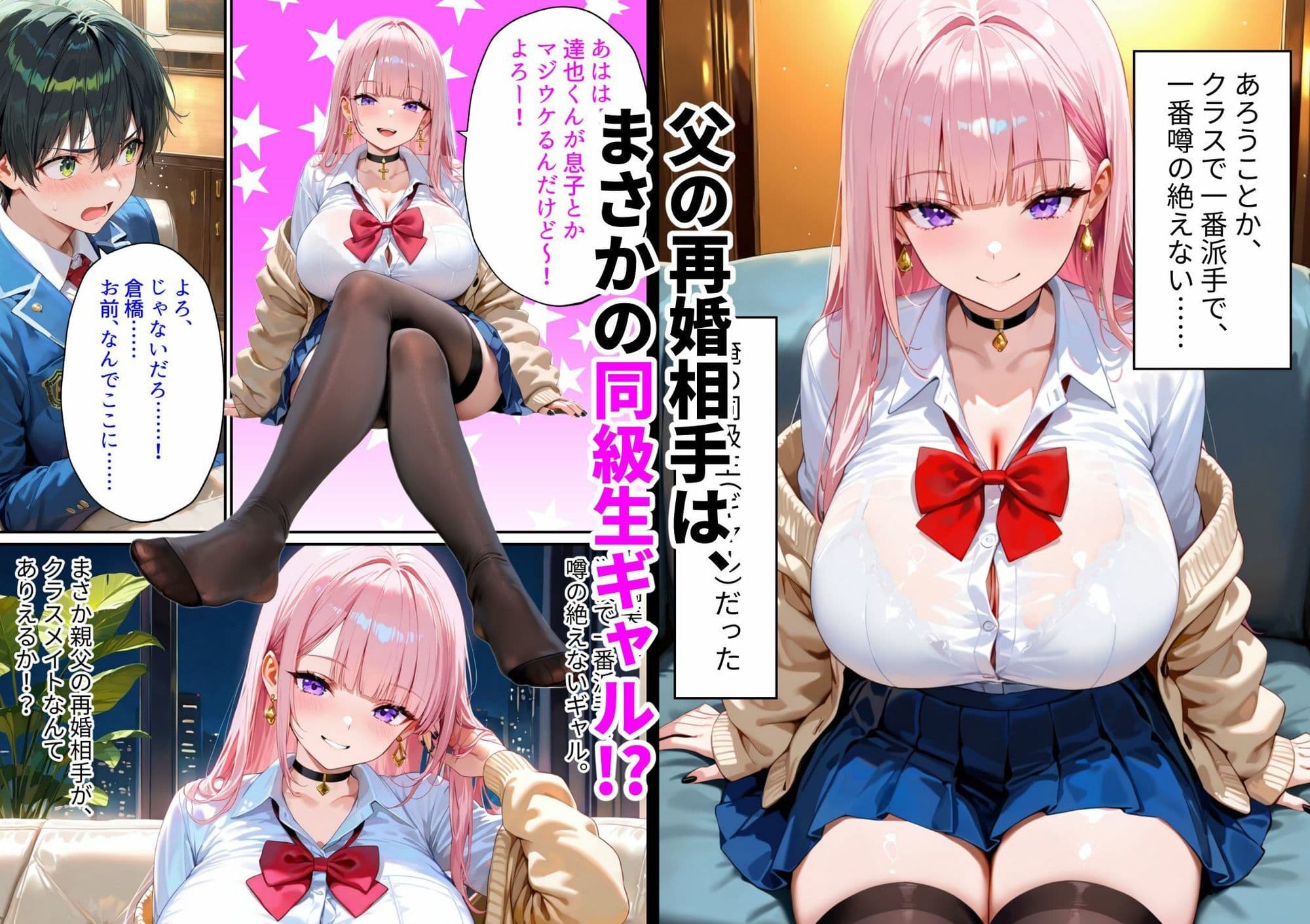 父の再婚相手は同級生のギャルでした。〜留守中の家で「孫作り」をねだる若すぎる義母〜 サンプル 1