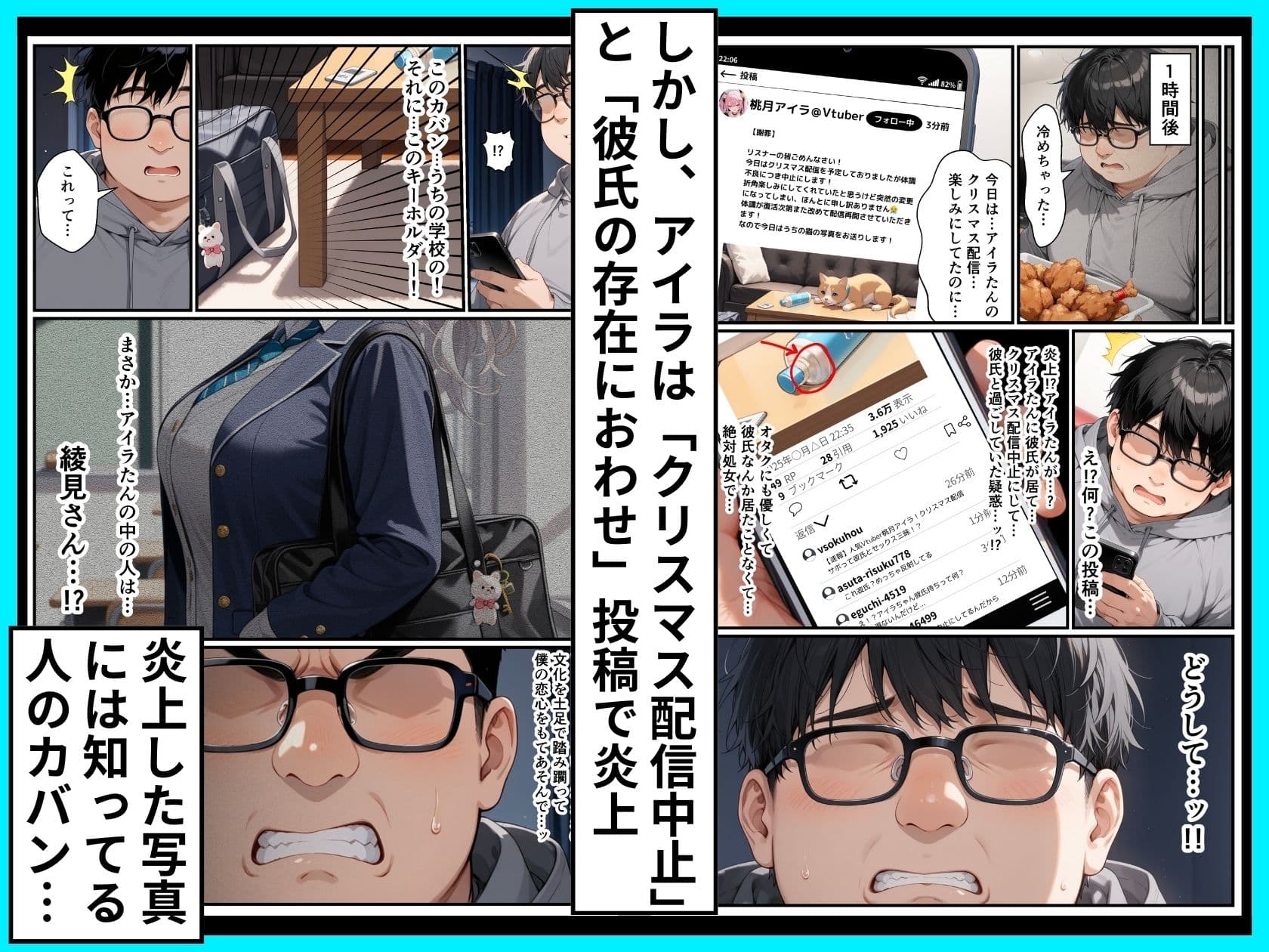 推しのVtuberがクラスのSSR級ダウナー系爆乳ギャルだった話 サンプル 3