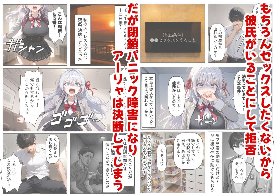 セックスしないと出られない部屋《ロシデ●・アーリャさん》 サンプル 2