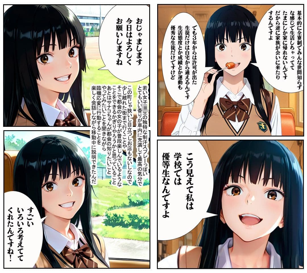 【汚パンツ女学園】田舎で育った素朴な生徒達は下着を洗わないのが普通だった話 第1話 サンプル 2