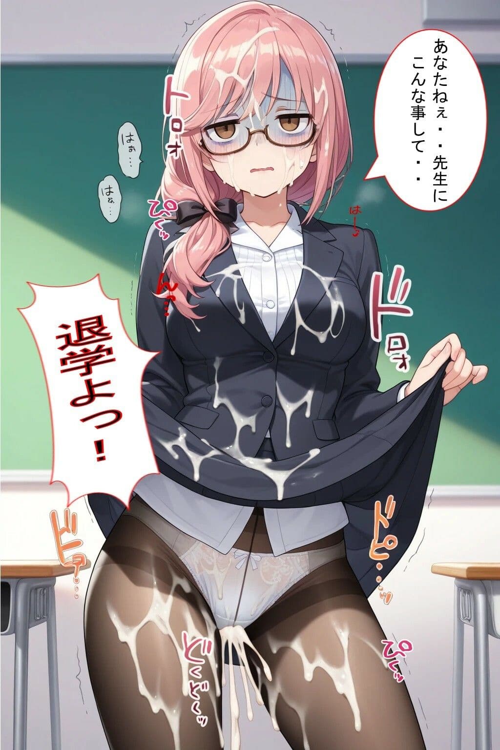 パンツ見せてと頼んだら恥じらいながらも見せてくれた！そしたらぶっかけないと失礼だよね！＊軽蔑ジト目頂きました〜 サンプル 6