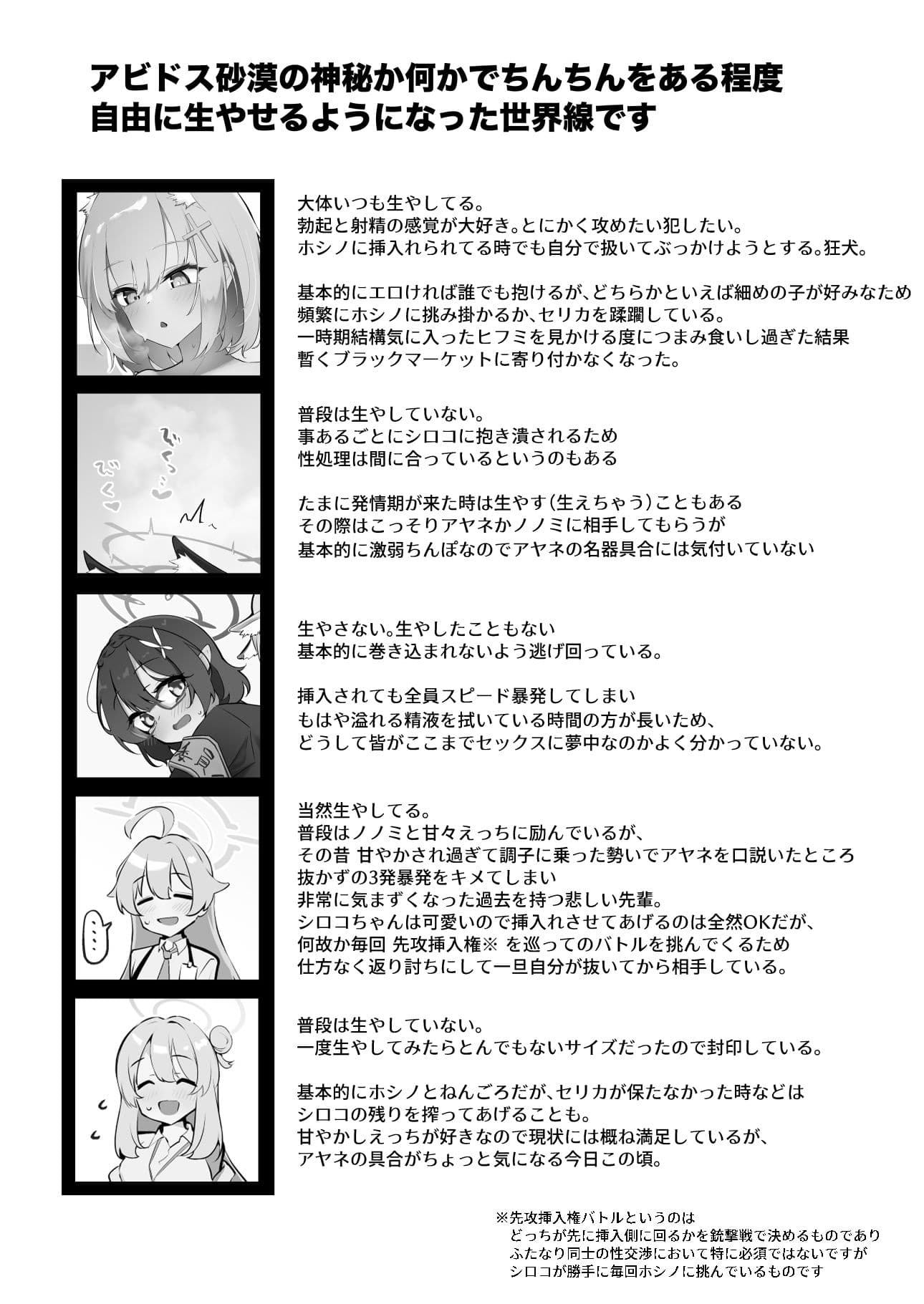 ふたなりアビドス えっち◯ぽ サンプル 4