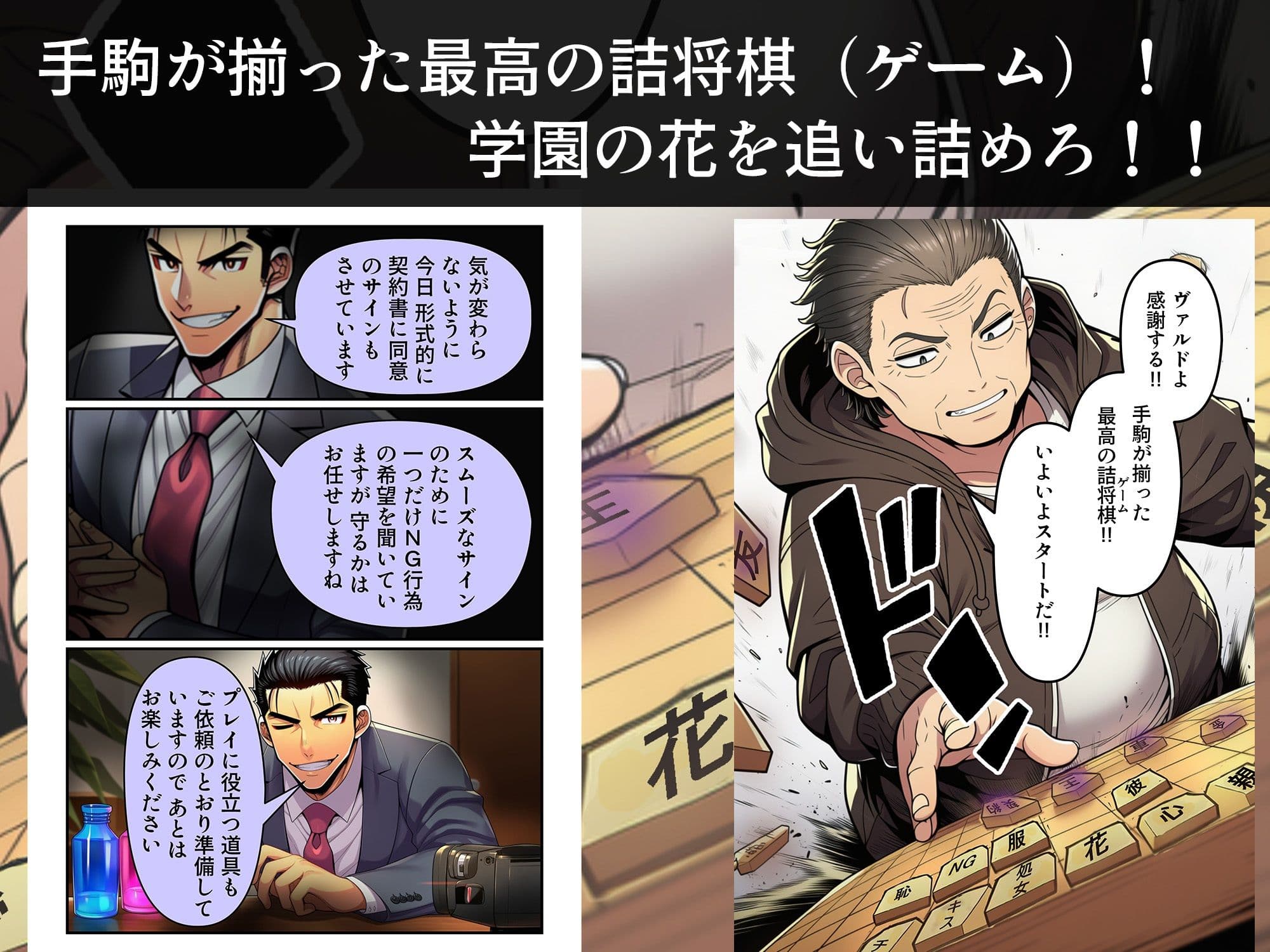 学園の花を追い詰めろ！〜純潔を奪われ/彼氏の前でも〜 サンプル 5