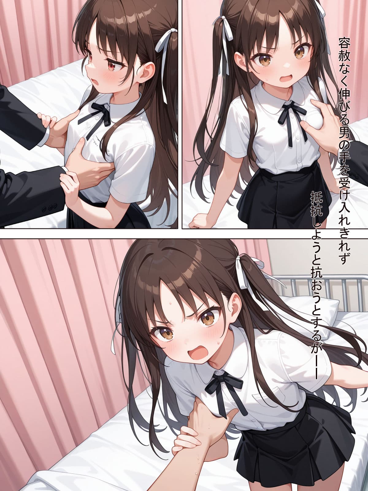 少女孕ませシリーズ 借金少女編 借金の担保にされた少女はAV撮影で孕まされている! サンプル 4