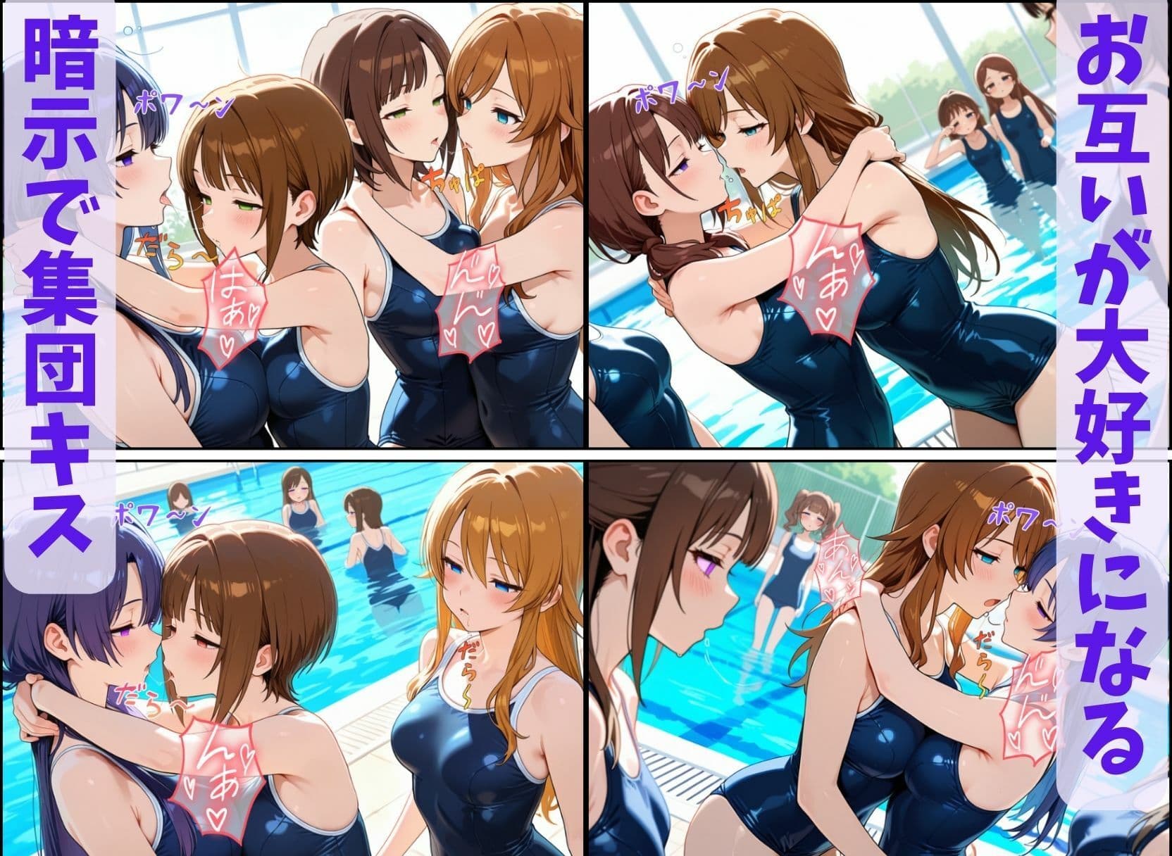 集団催● 〜スク水JKは催●洗脳され性奴●になる〜 サンプル 3