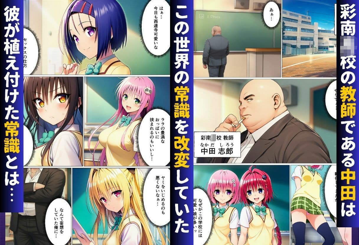 常識改変ハーレム〜女子生徒は放課後に男性教師の性処理をするのが当たり前！？〜【ToL◯VEる編】 サンプル 1