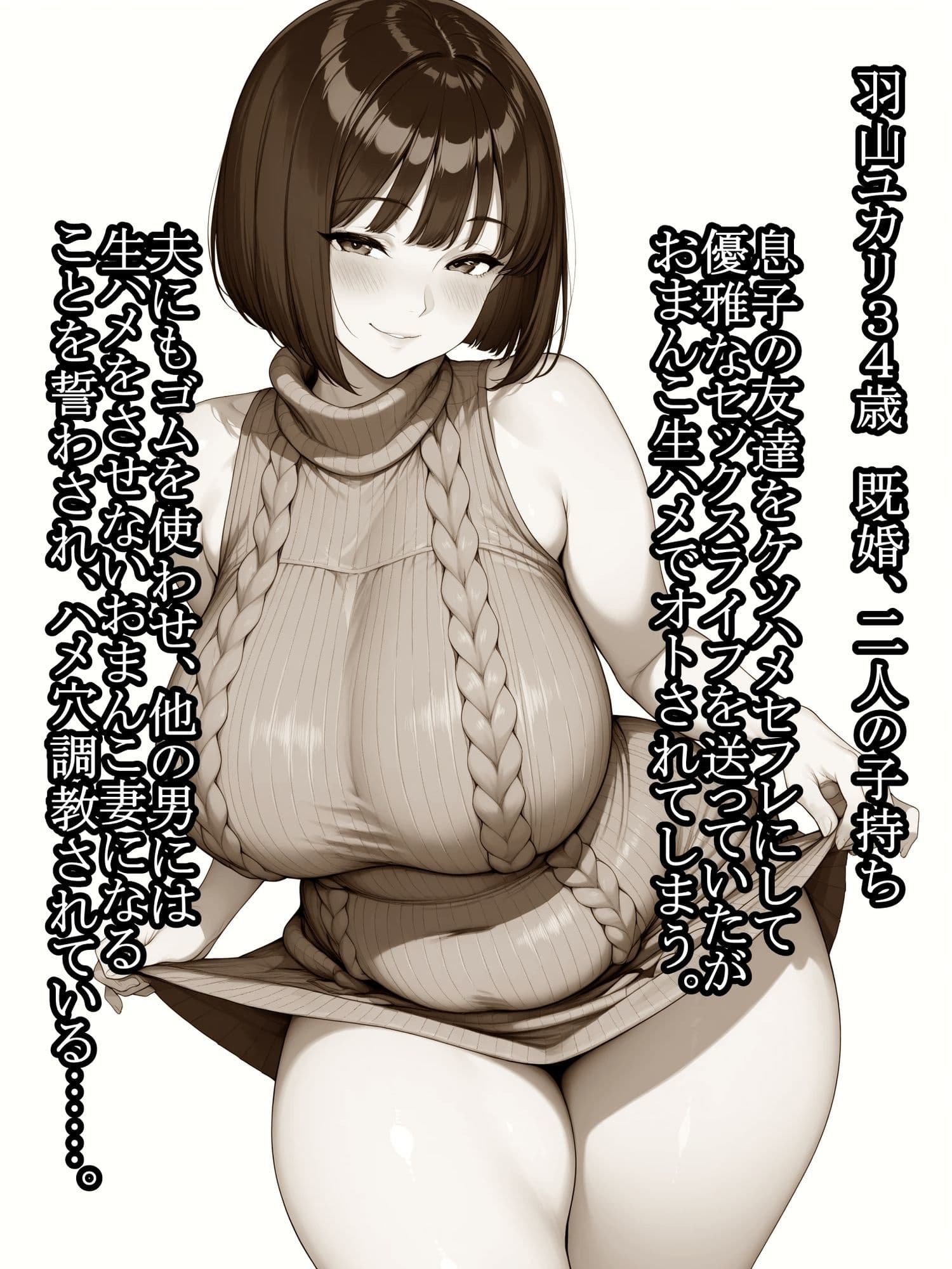 どスケベ人妻バニーユカリさん  ショタちんぽオナホ穴調教 サンプル 1