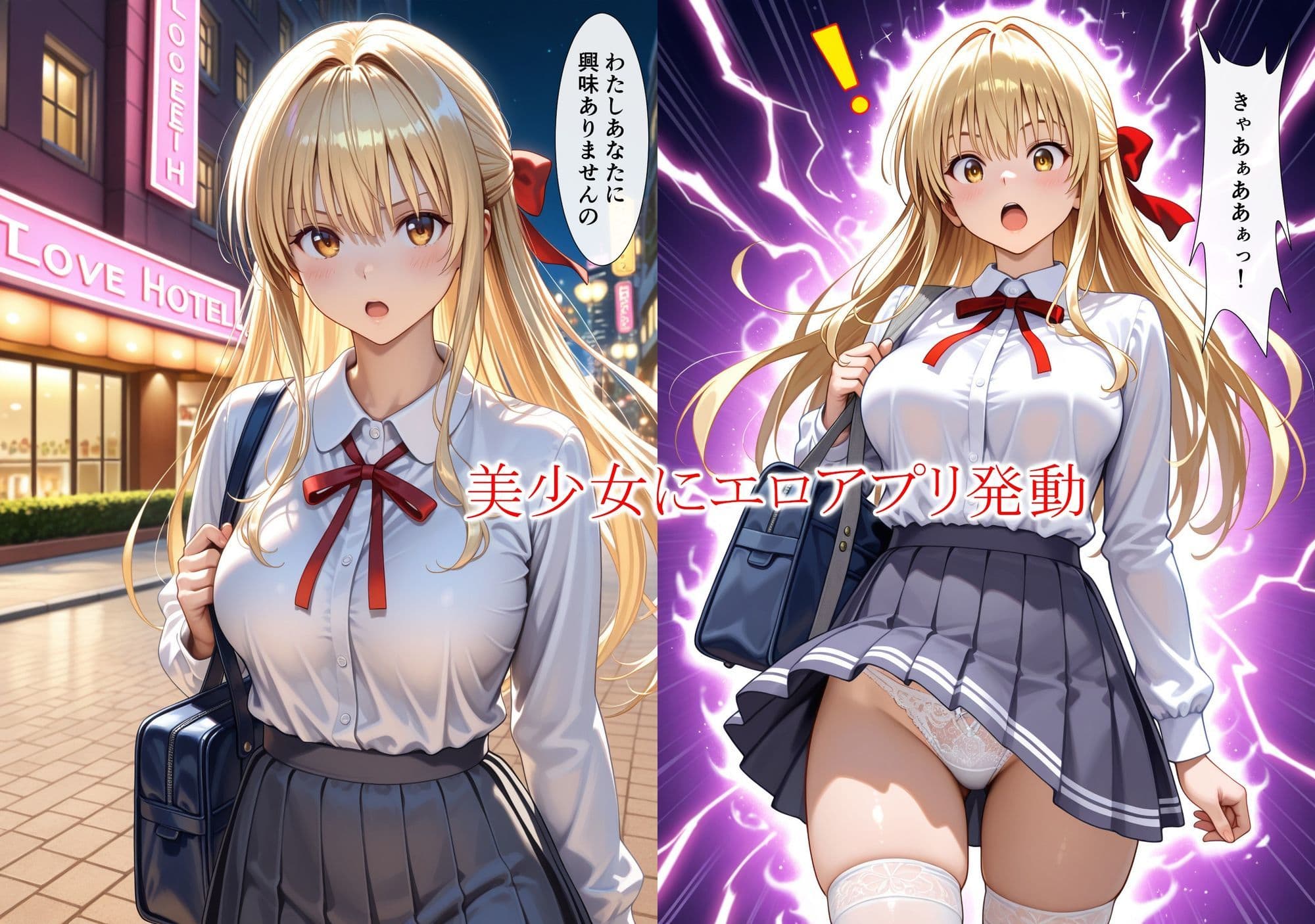 無料エロアプリ金髪美少女監禁調教プレイ サンプル 1