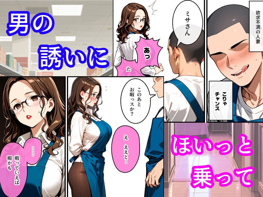 バ先の人妻〜巨乳メガネを寝取ってみた サンプル 4
