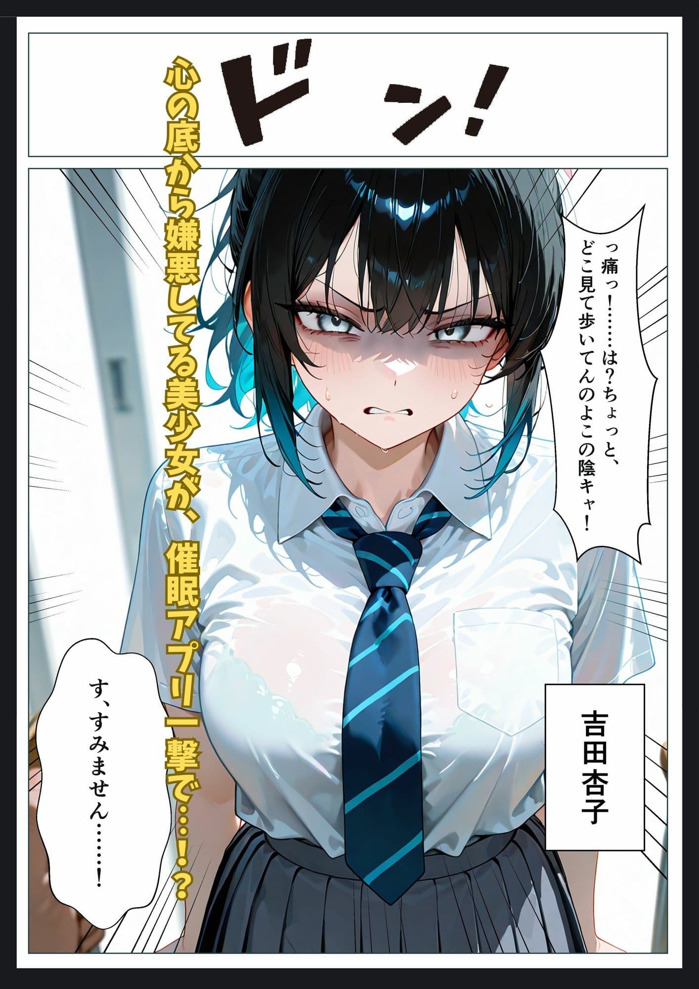 催●アプリをかけられて嫌いな陰キャに溢れるほど中出しされた話 サンプル 1