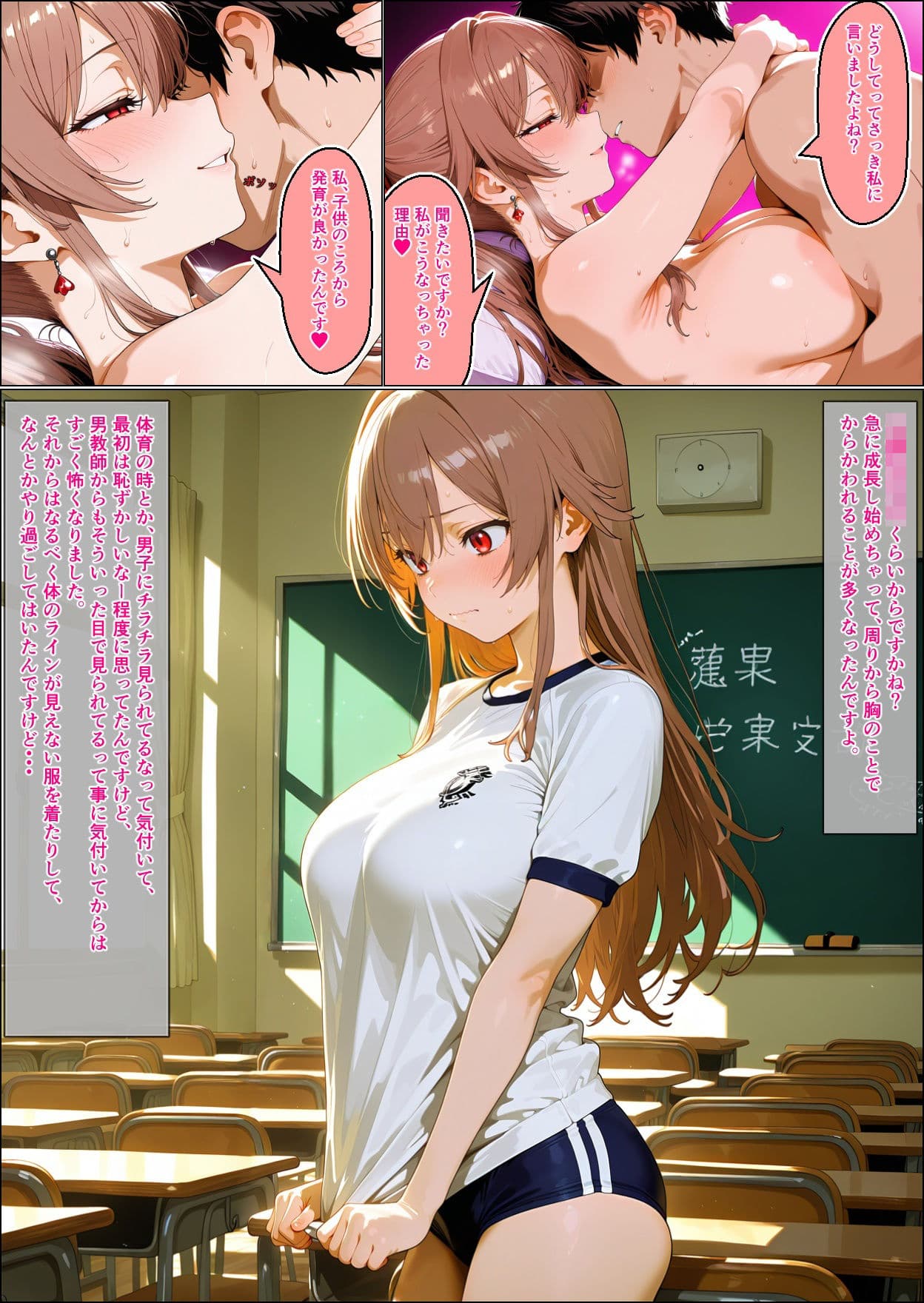 寝取り癖があるフ●ンに翻弄される サンプル 8