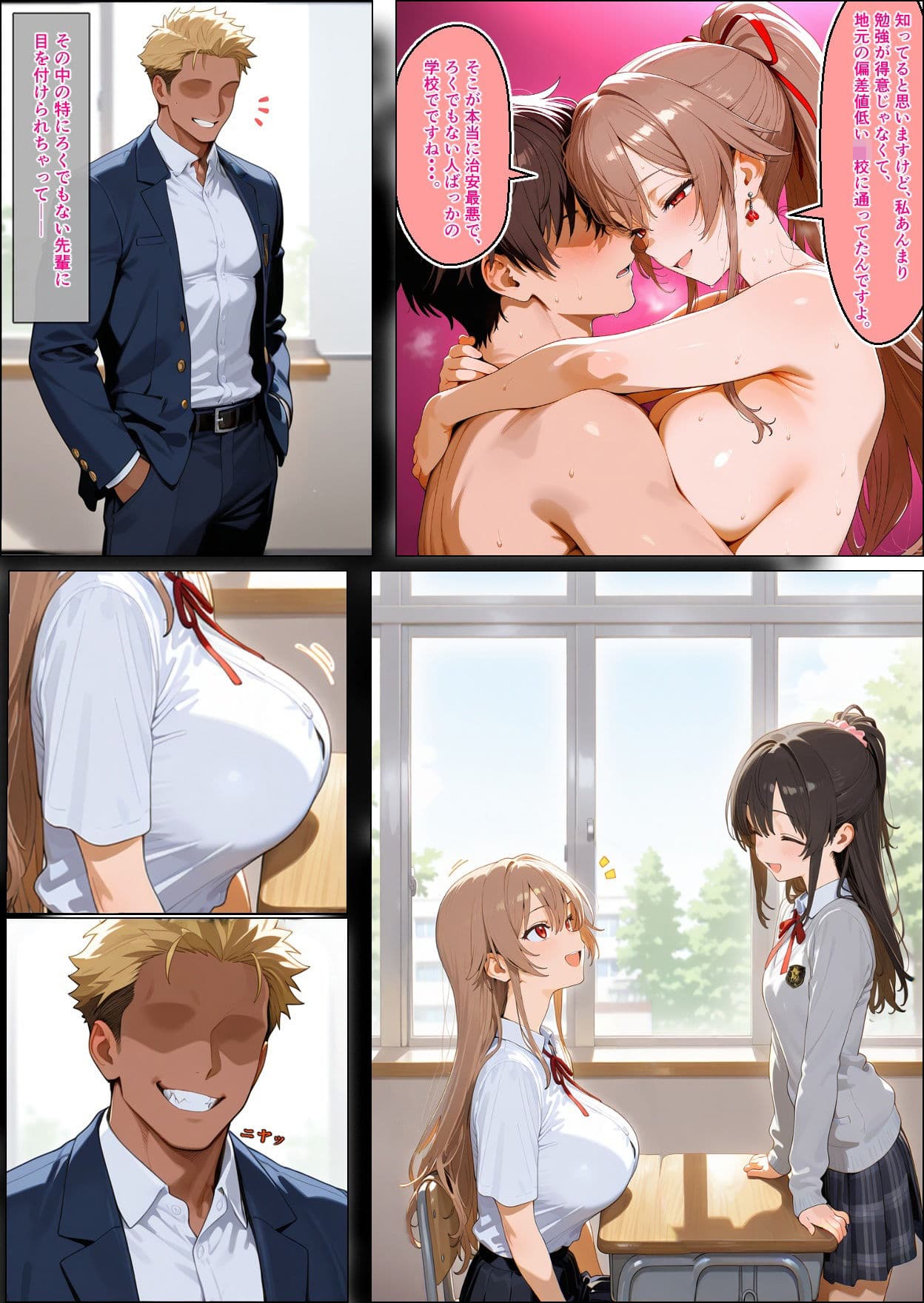 寝取り癖があるフ●ンに翻弄される サンプル 9