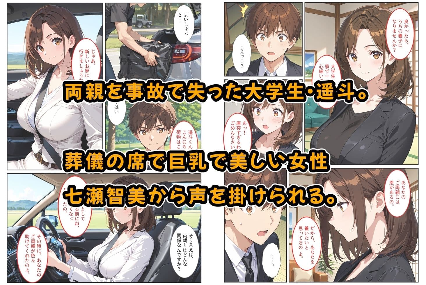 養子になったら爆乳義母と双子義妹に誘惑されて中出しセックスしています!〜双子妹編〜 サンプル 1