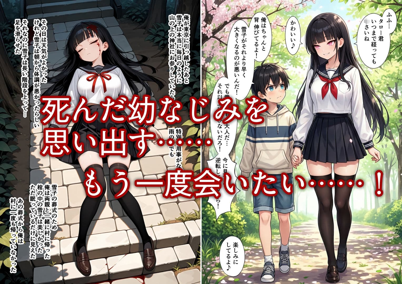 初詣に行ったら死んだ幼なじみの幽霊がいた 童貞を捧げた サンプル 2