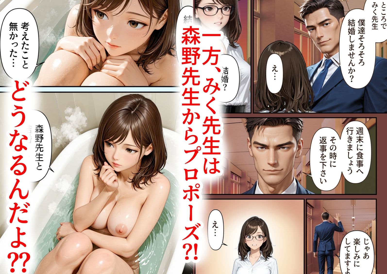 「推しの高校教師から告る前にガチ恋されて濃厚SEXしたんだが」(初セックス編) サンプル 9