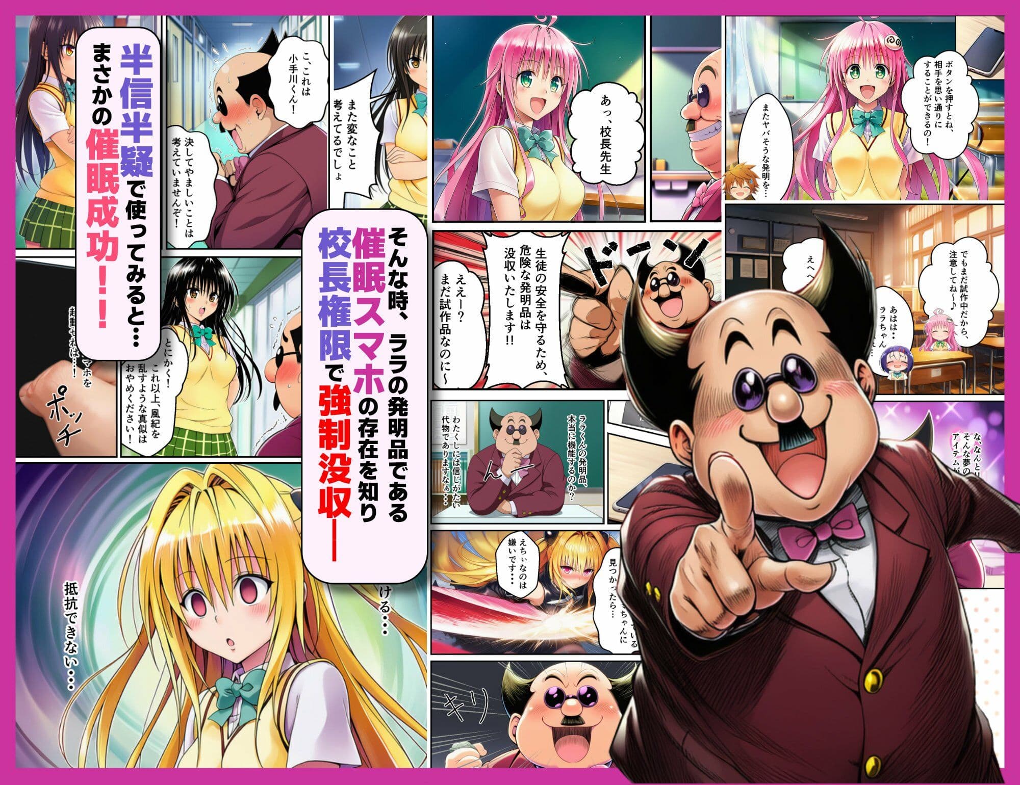 【T〇 Loveる】催●スマホで女子生徒を妊娠させてみた サンプル 2