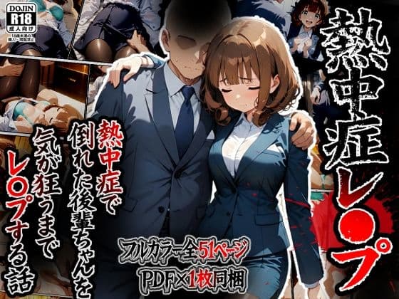 熱中症で倒れた後輩ちゃんをレ〇プする話