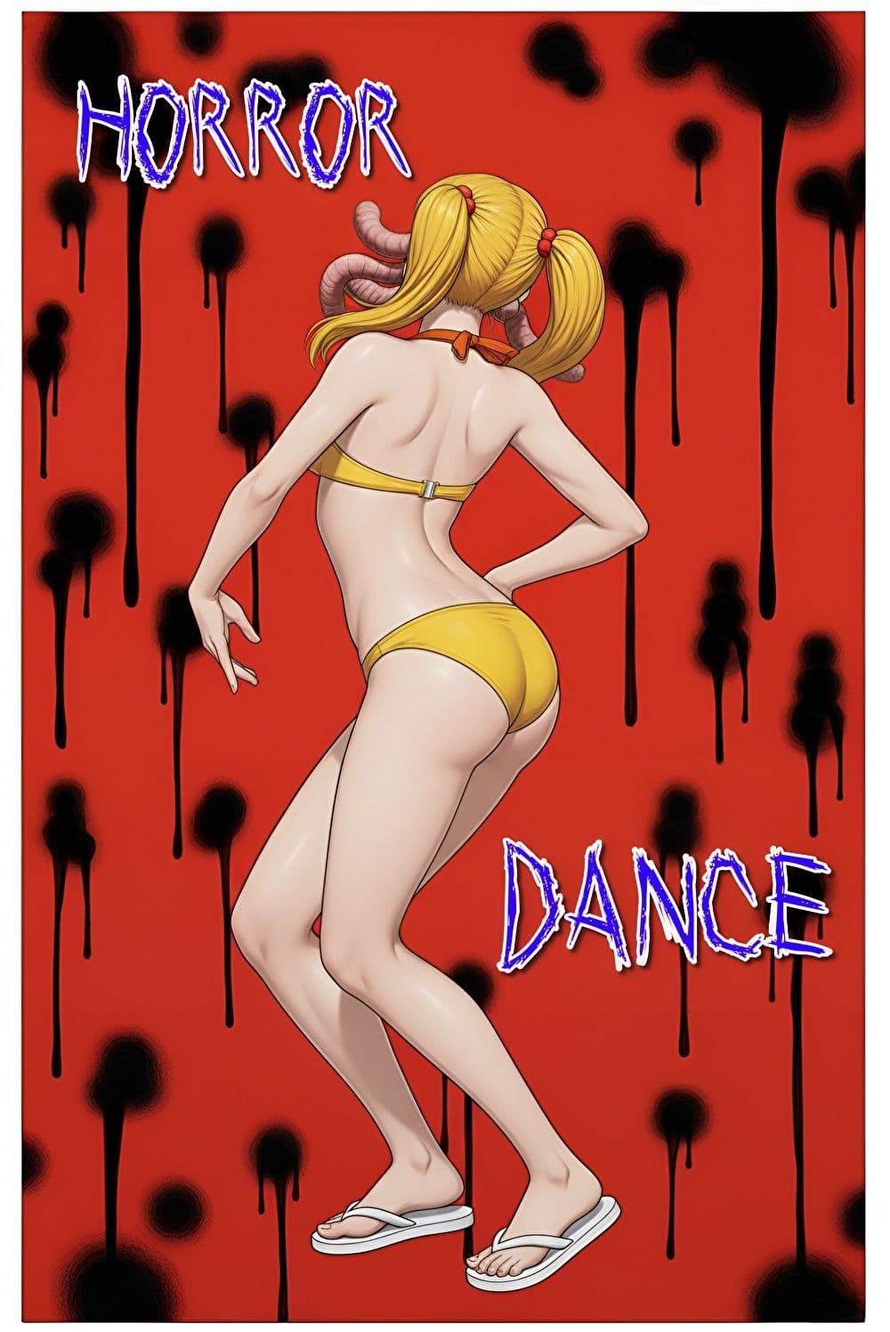 海辺のホラー -キモイ蟲が口の中に!- サンプル 8