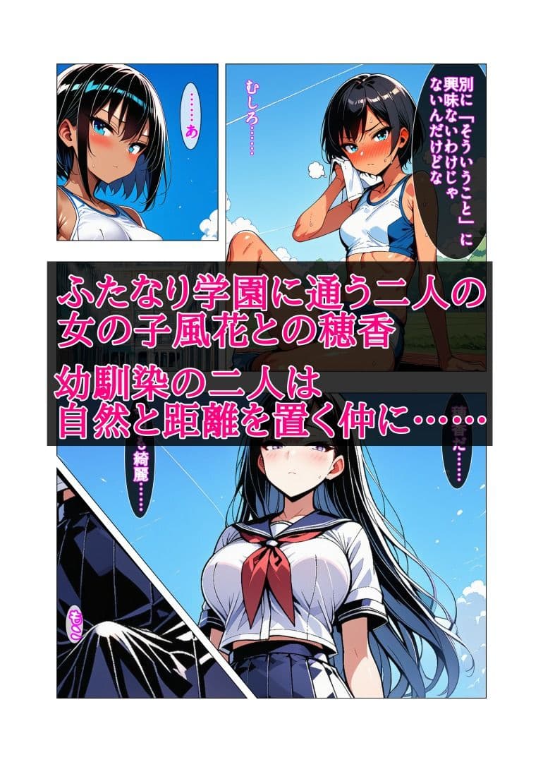 ふたなり学園の恋人達 〜当たり前のように女の子にちんぽが生えている世界〜 サンプル 3