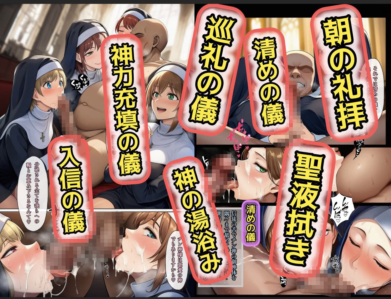 オトコが奴●でオンナが貴族でチンコが神様、これが常識な世界 総集編 サンプル 4
