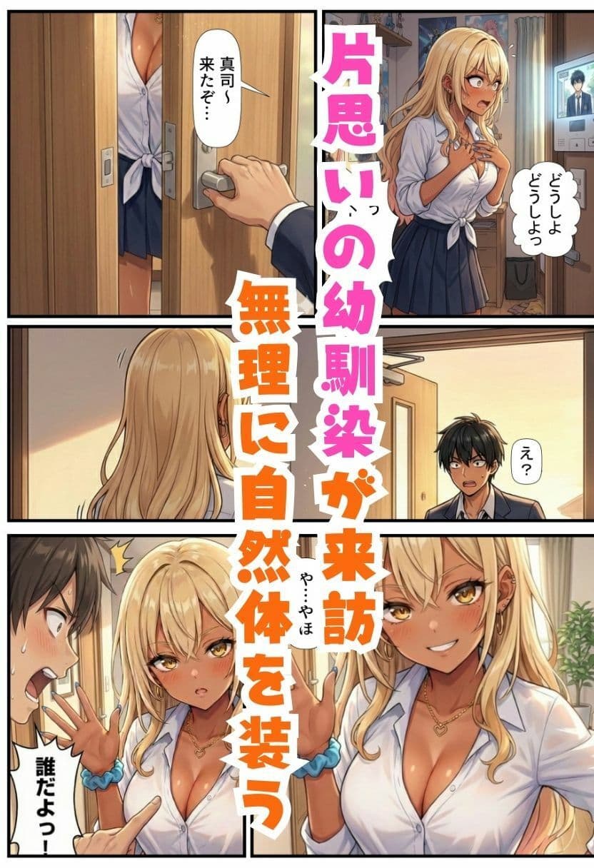 TS巨乳黒ギャルになったオレ 幼馴染のわからせセックスでメス堕ち サンプル 4