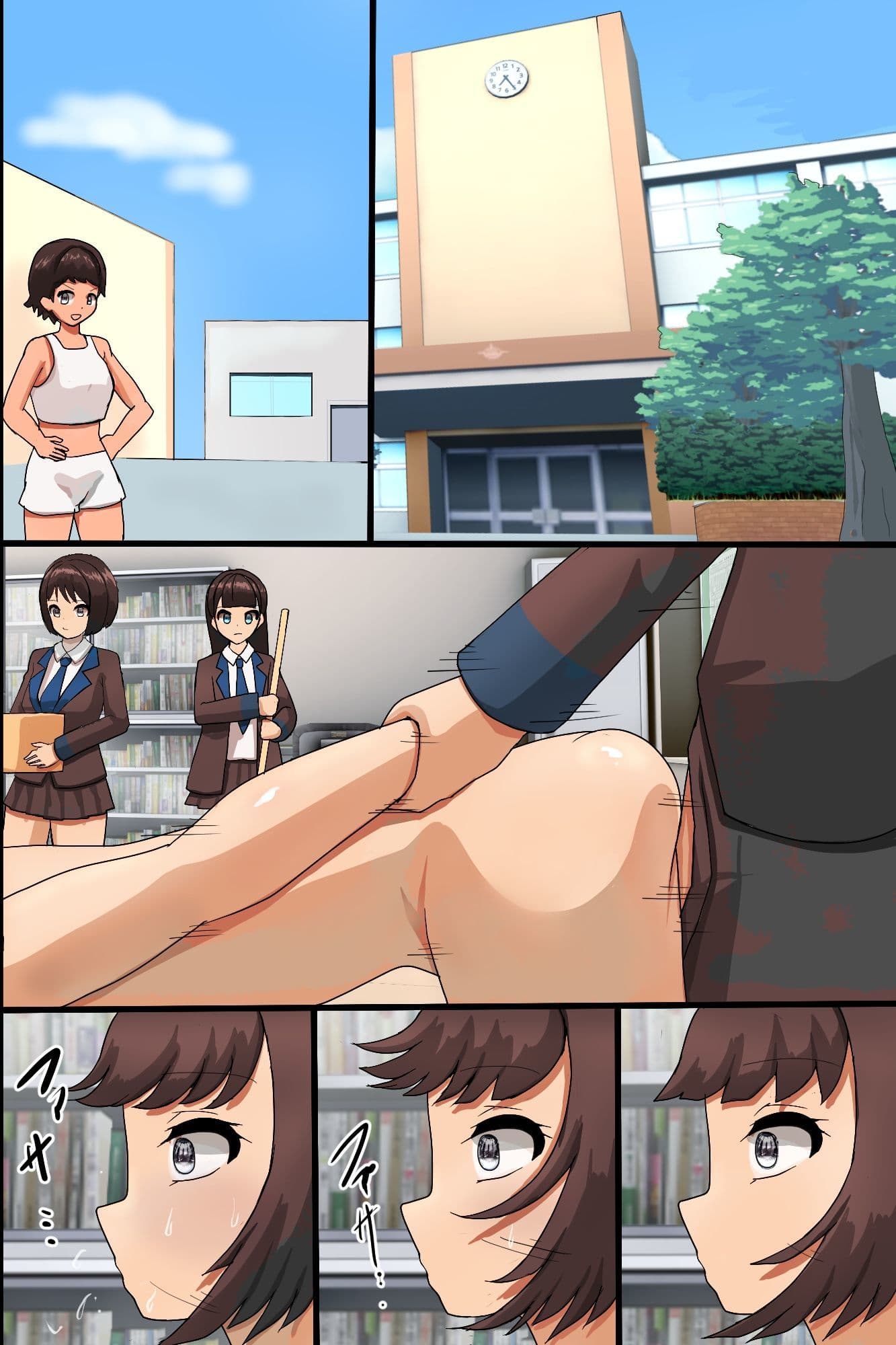 時間停止チートで俺を振った幼馴染を彼氏の目の前で寝取りセックス！ま○こを止まったままハメ尽くしガチイキ痙攣しまくりの快楽堕ち！！ サンプル 4