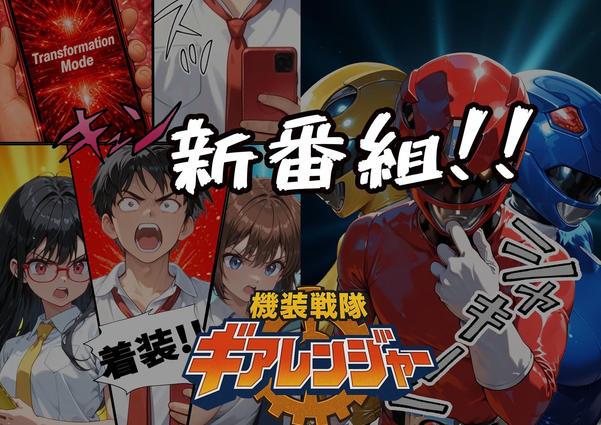 機装戦隊ギアレンジャー 第一話 戦隊ヒロインドキドキの初H? サンプル 1