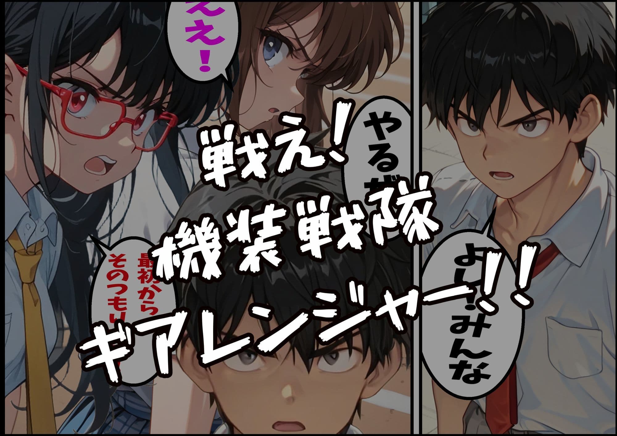 機装戦隊ギアレンジャー 第一話 戦隊ヒロインドキドキの初H? サンプル 5