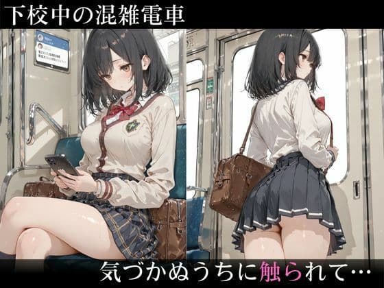 生意気そうな黒髪ショートJKが満員電車で雌の顔に… 声を出せない状況で執拗に中出し種付け サンプル 2