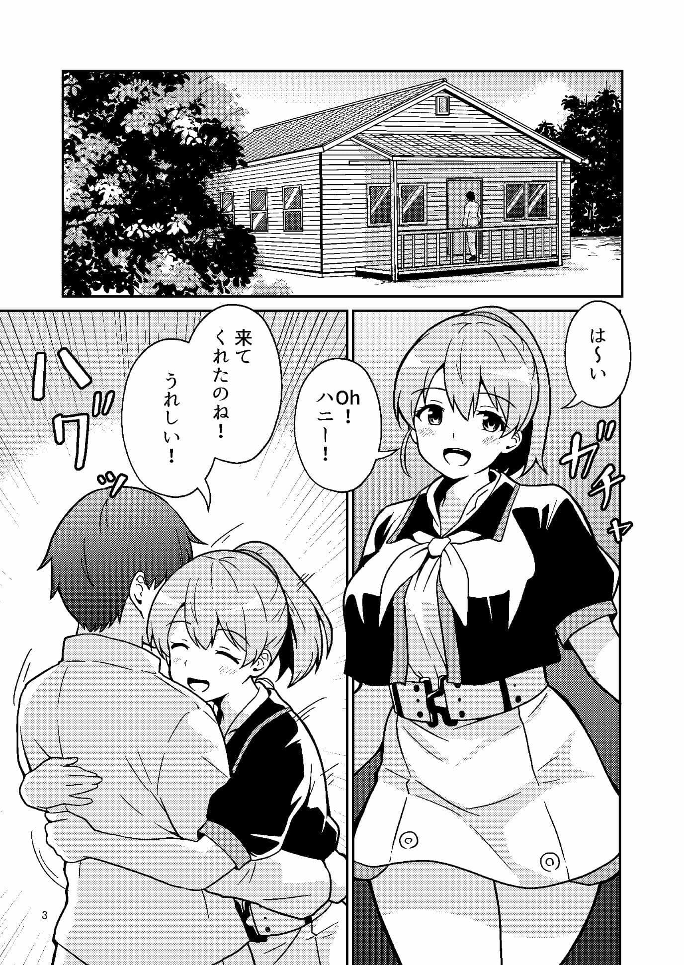 イントレピッドさんのお宅でイチャイチャする話 サンプル 1