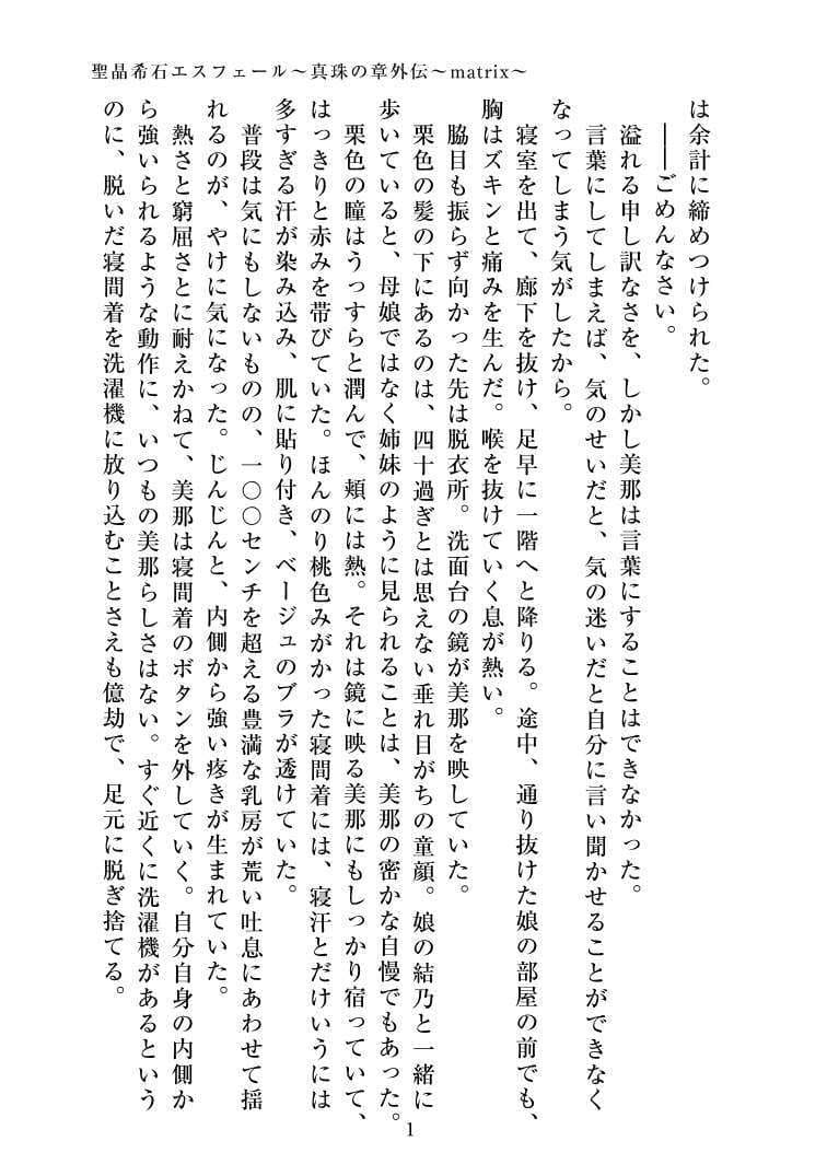聖晶希石エスフェール〜真珠の章外伝〜matrix〜 サンプル 2