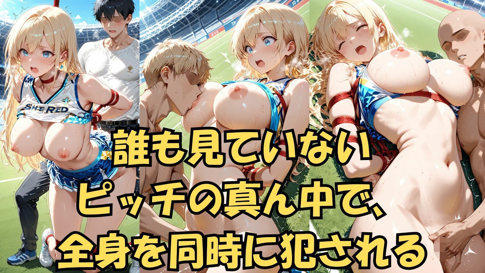 緊縛チア 嫉妬の代償に全てを晒して サンプル 4