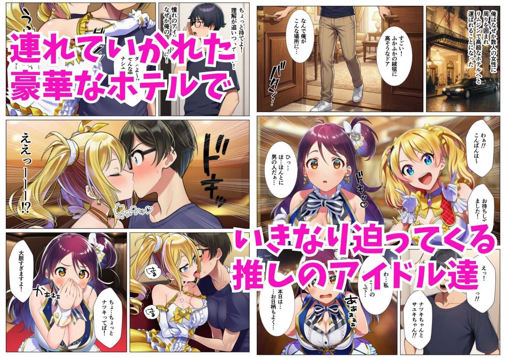 【貞操観念逆転】男性がレアな世界で推しアイドル2人組に確保された俺 サンプル 2