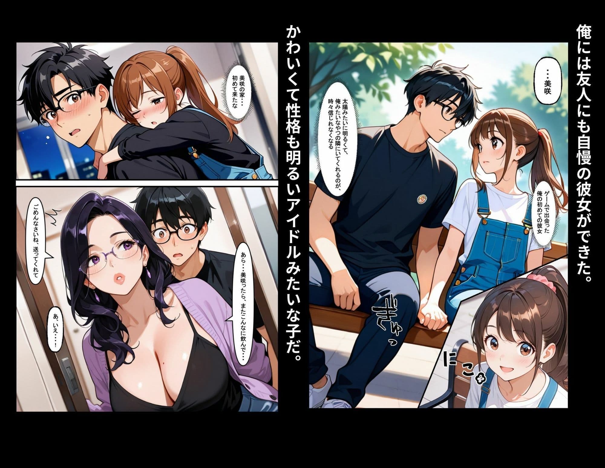 彼女の母親（42）に初体験を奪われたら、年上の魅力に抗えなくなって昼間は彼女、夜は母親という二重生活で罪悪感と快楽に溺れまくった話 サンプル 3