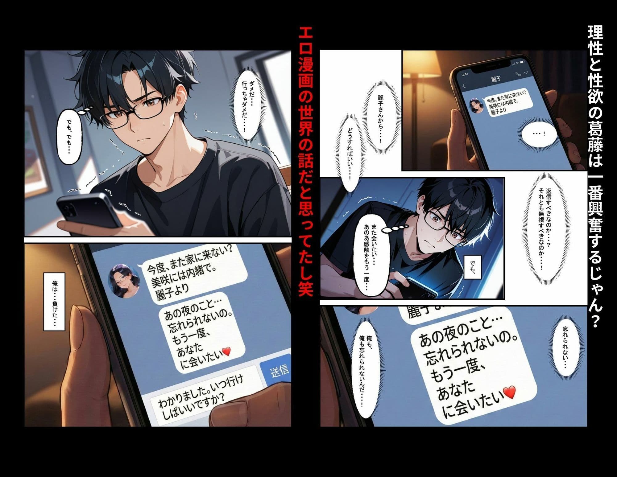 彼女の母親（42）に初体験を奪われたら、年上の魅力に抗えなくなって昼間は彼女、夜は母親という二重生活で罪悪感と快楽に溺れまくった話 サンプル 6