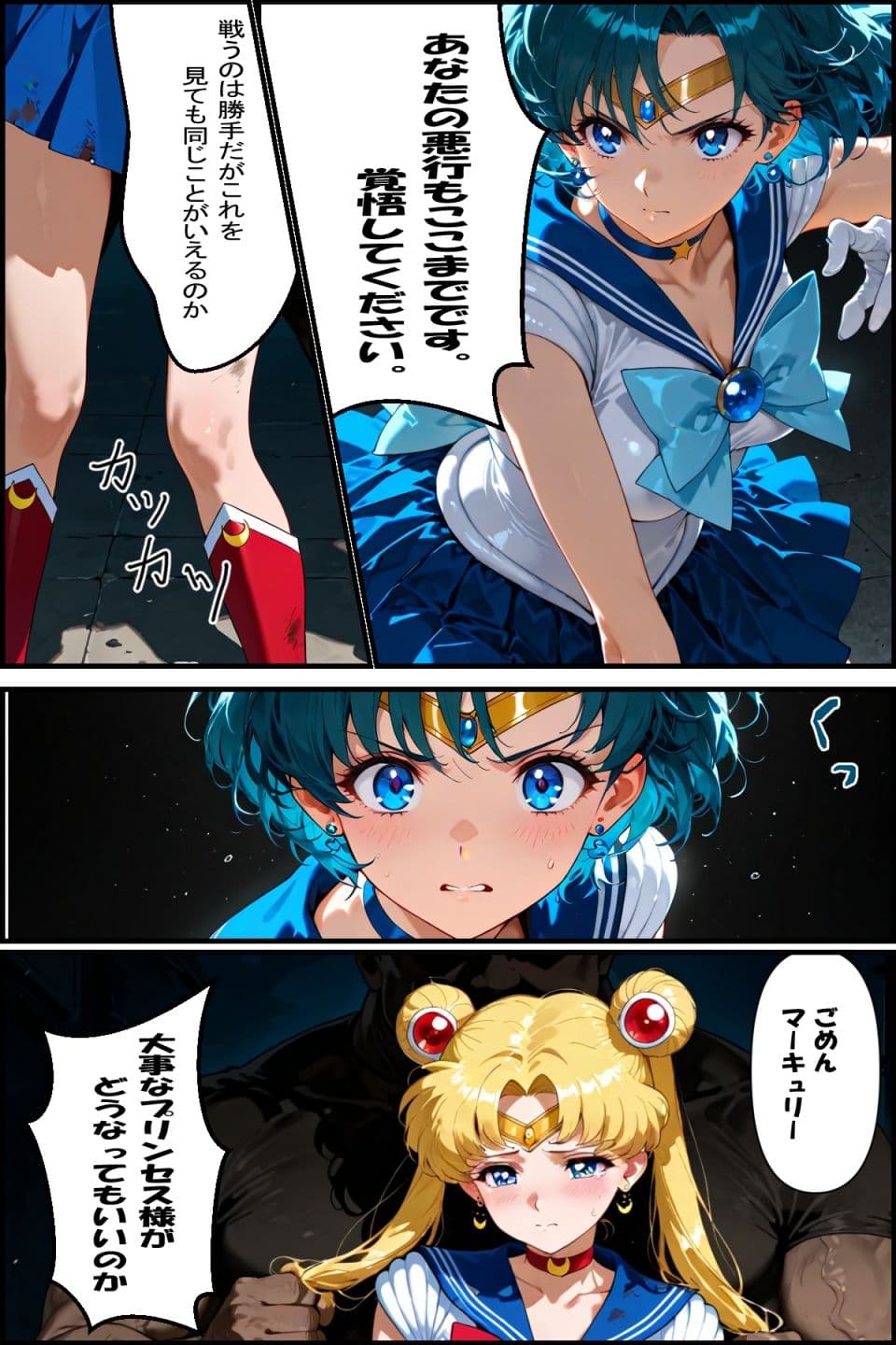 セーラー戦士敗北 〜私がかわりになります〜 サンプル 3