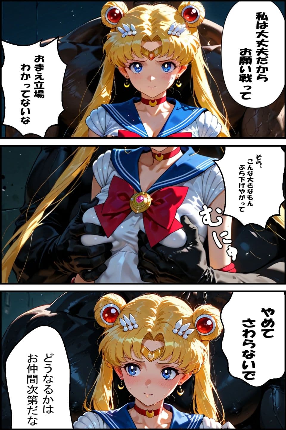 セーラー戦士敗北 〜私がかわりになります〜 サンプル 4