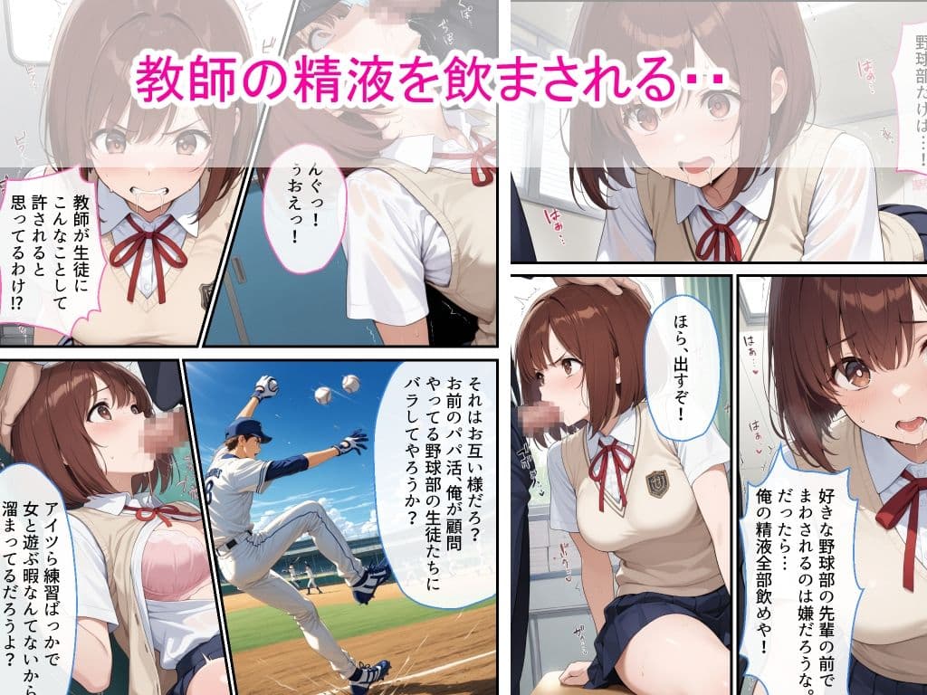 女子校生エロ漫画3作品セットVol.2 サンプル 2