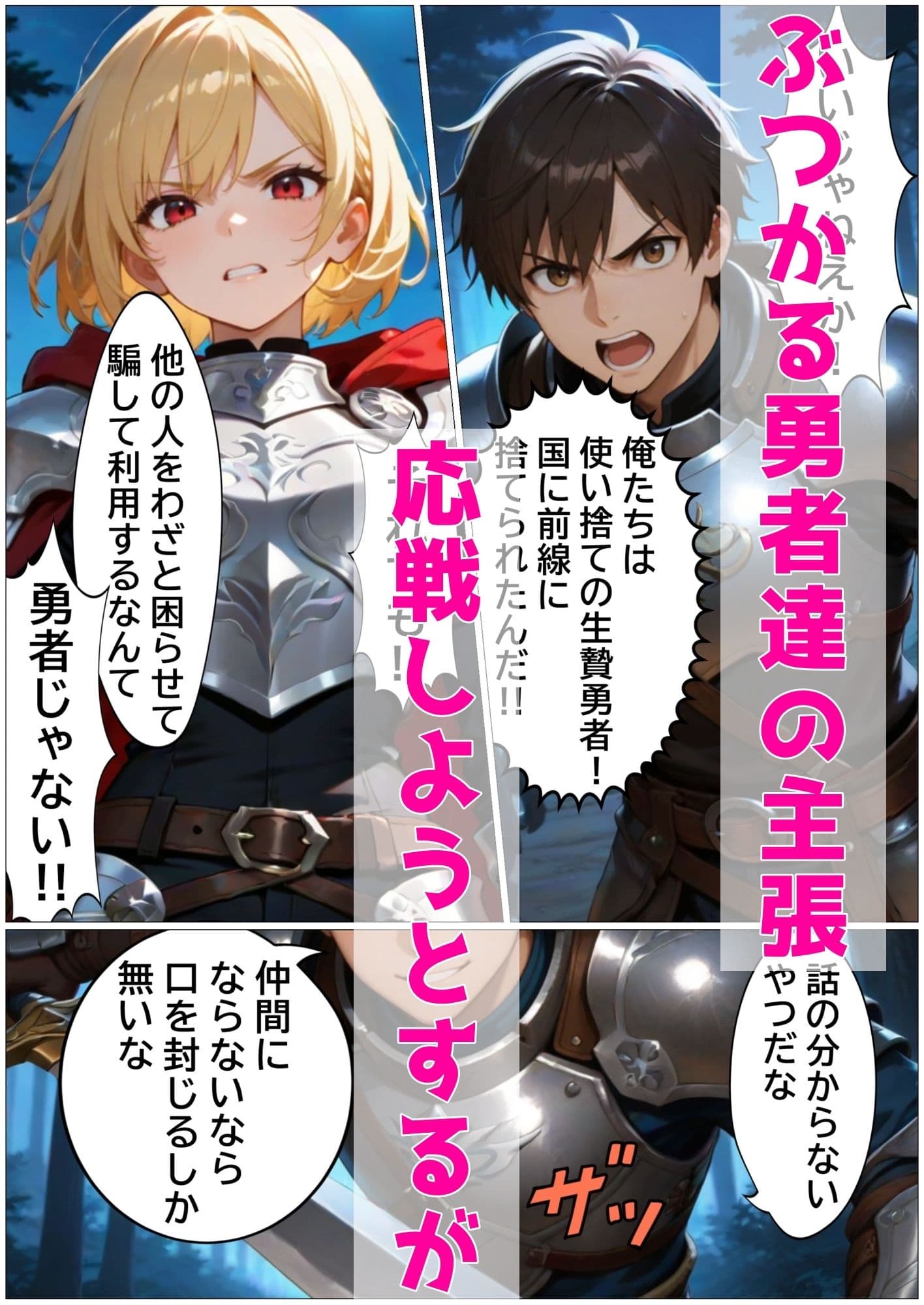 勇者VS偽勇者  勇者ちゃん奴●化計画 サンプル 3