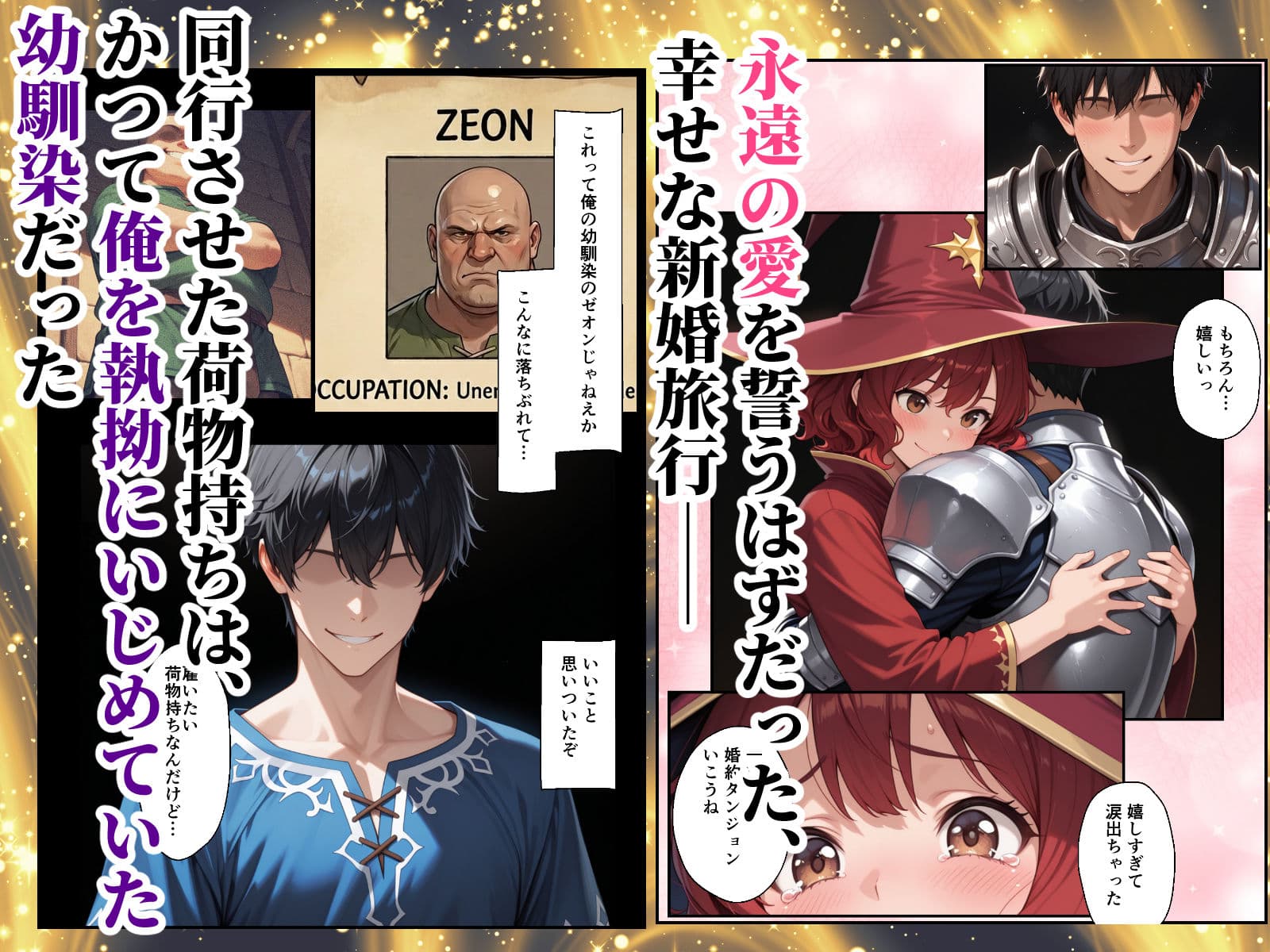 絶望の魔力供給 ―永遠の愛を誓った婚約者があいつの種に屈服するまでの記録― サンプル 1