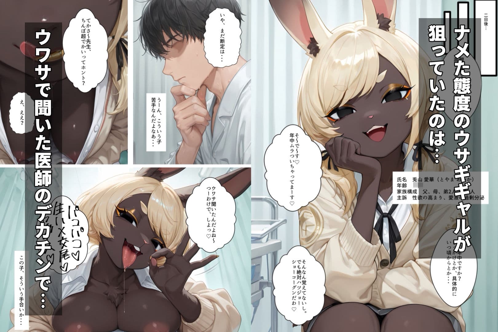 発情専門外来のカルテ 兎山愛華の場合 サンプル 1