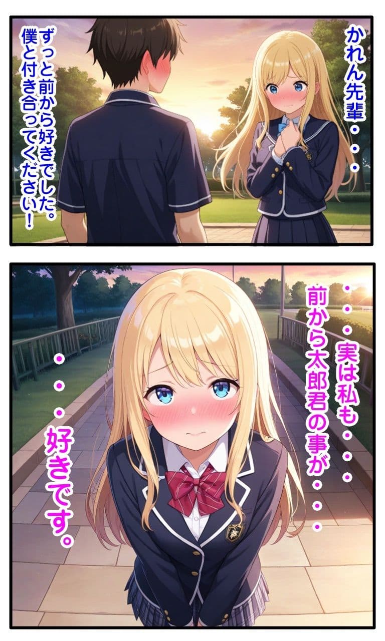 美人先輩彼女が洗脳アプリで寝取られ＆ふたなり化されるお話 サンプル 1