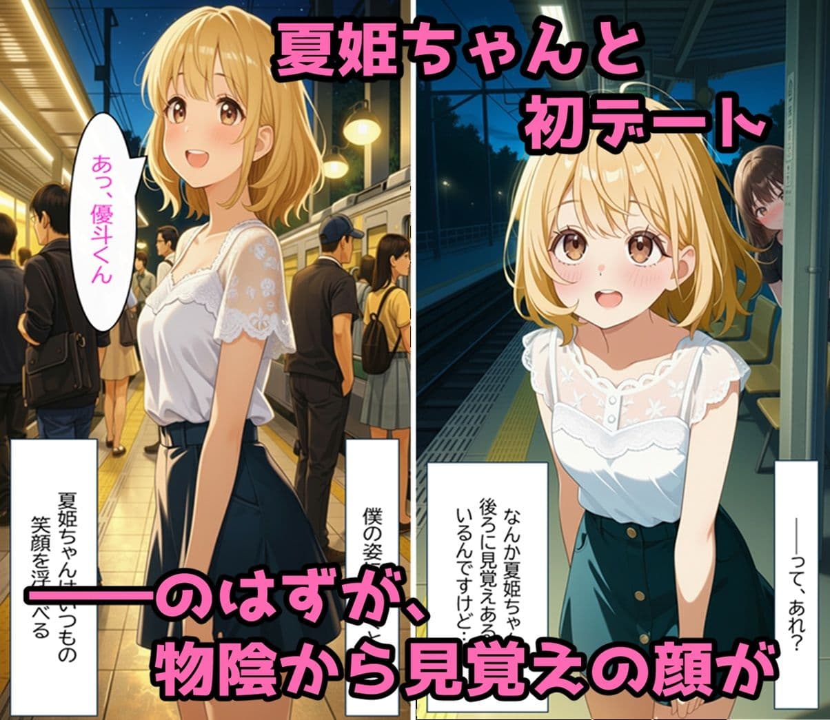 無防備すぎる同級生に、理性が追いつかなかった話 第4話「初デートの……はずが」 サンプル 1
