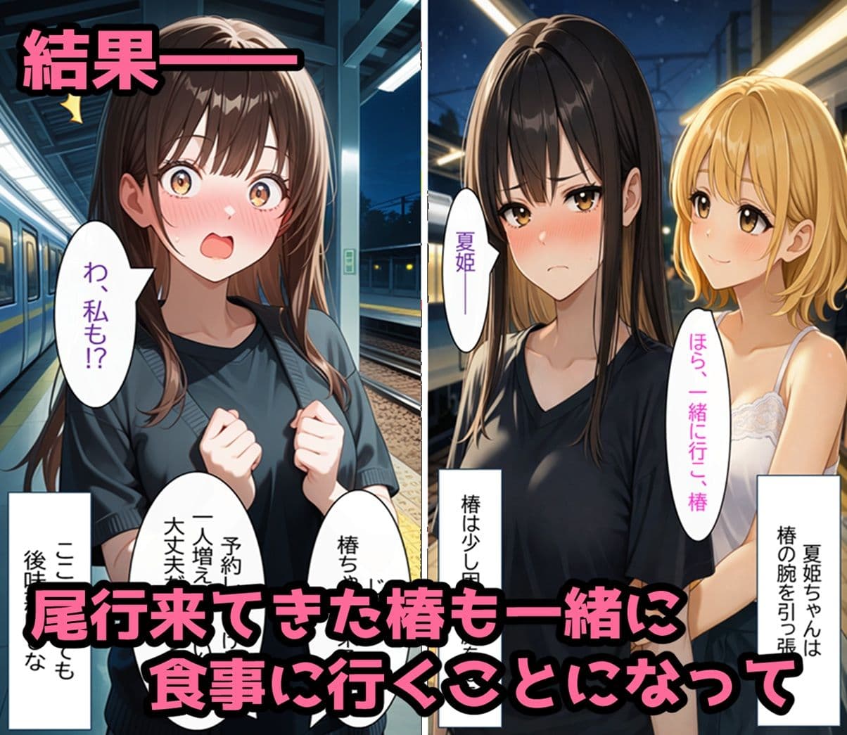 無防備すぎる同級生に、理性が追いつかなかった話 第4話「初デートの……はずが」 サンプル 2