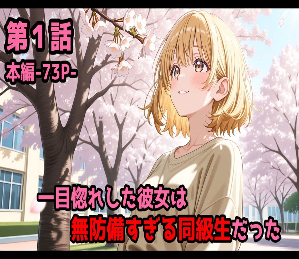 無防備すぎる同級生に、理性が追いつかなかった話【第1〜3話 総集編】 サンプル 1