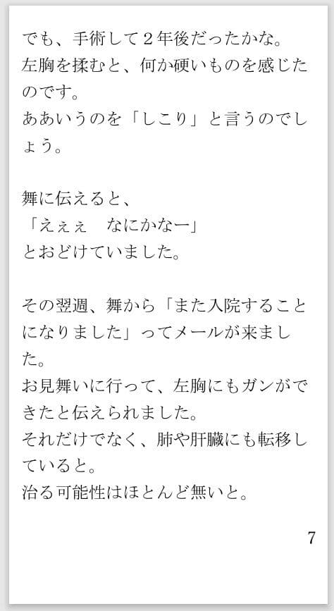 このナイフであなたを楽に  末期ガンで苦しむ恋人を殺しました サンプル 6