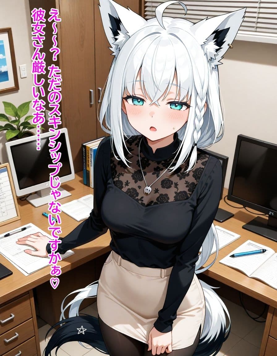 ヤンデレ彼女湊あ〇あ2 〜後輩フブキの足コキ誘惑〜 サンプル 3