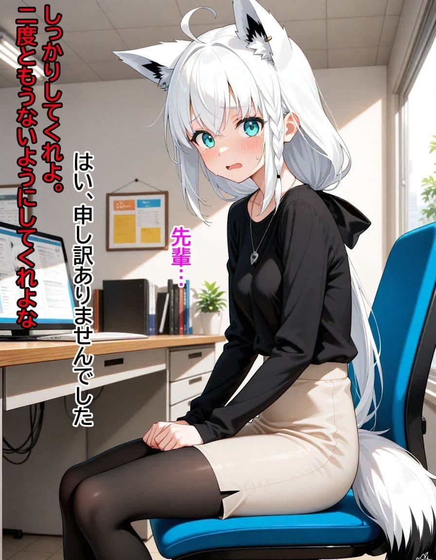 ヤンデレ彼女湊あ〇あ2 〜後輩フブキの足コキ誘惑〜 サンプル 4