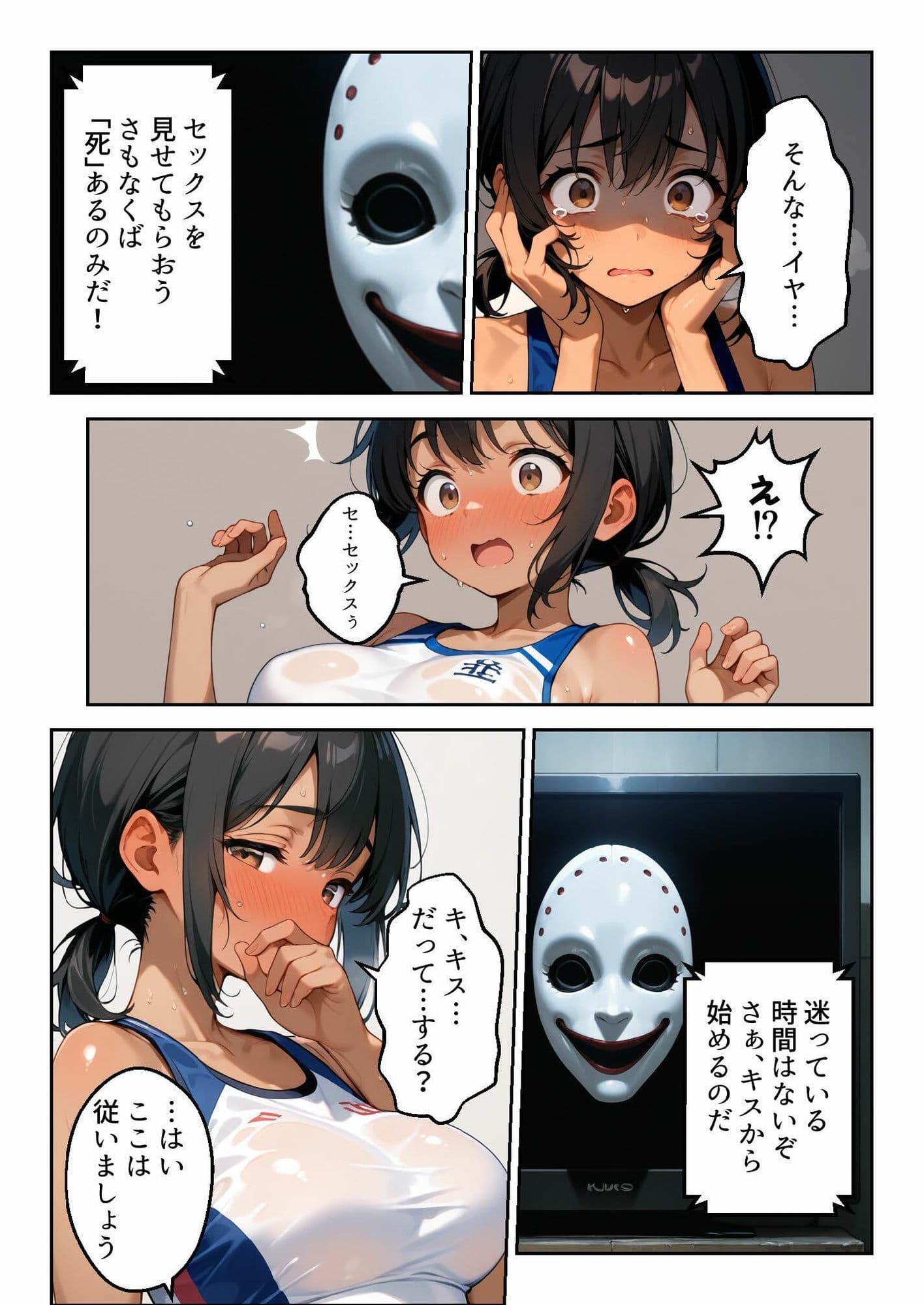 セックスしないと死ぬ(嘘)。〜陸上部エースの先輩、猛暑の密室で熱暴走〜 サンプル 3