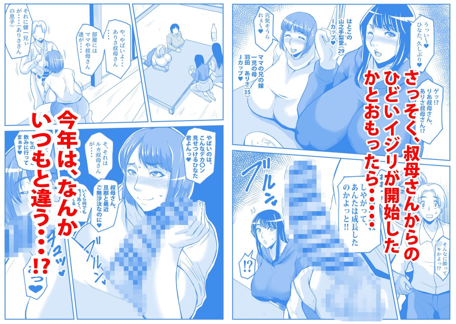 僕の叔母とママとのヤリ正月 サンプル 2